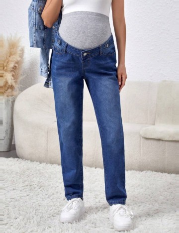 Jeans Shein, albastru