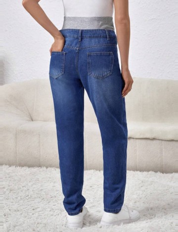 Jeans Shein, albastru