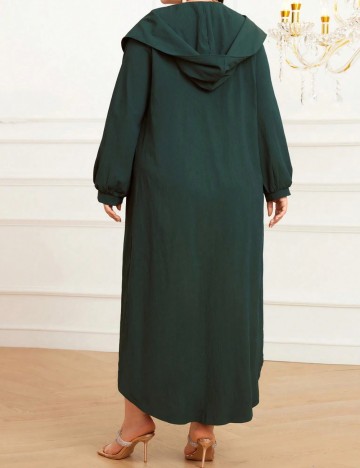 Trench Shein Curve+, verde