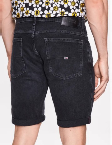 Pantaloni scurți Tommy Hilfiger, negru