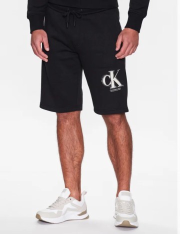 Pantaloni scurți Calvin Klein, negru