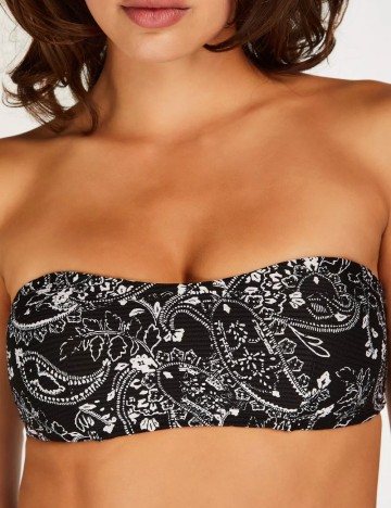 Top de baie Hunkemoller, negru