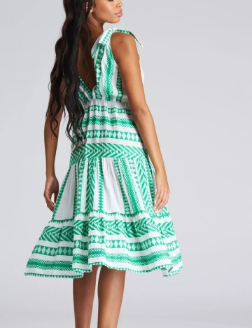 Rochie midi South Beach, mix culori