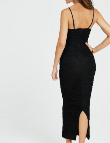 Rochie maxi MICHELLE KEEGAN, negru