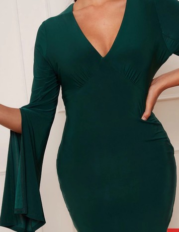 Rochie midi Chi Chi, verde