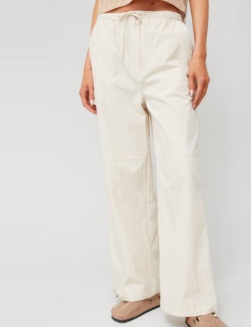 Pantaloni Mango, crem