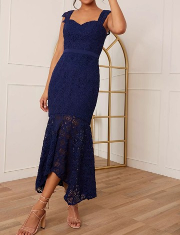 Rochie midi Chi Chi London, albastru