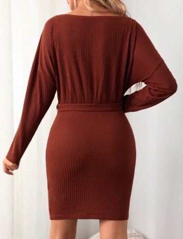 Rochie mini Shein, cărămiziu