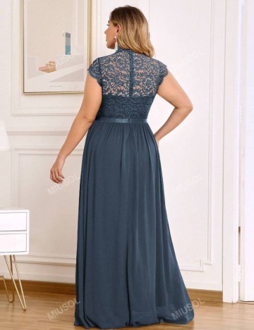 Rochie maxi Shein Curve+, albastru