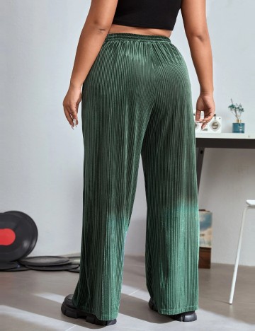 Pantaloni Shein Curve+, verde