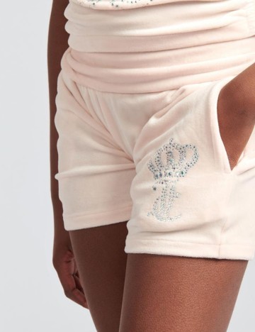 Pantaloni scurți Juicy Couture, crem