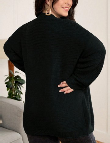 Cardigan Shein Curve+, negru