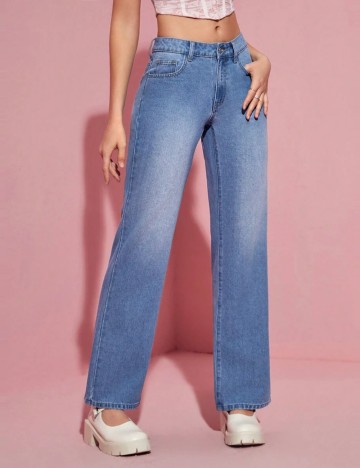 Jeans Shein, albastru