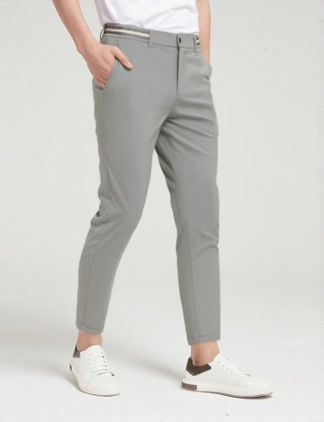 Pantaloni Casual Shein, gri