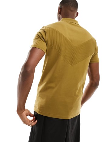 Tricou polo Lyle & Scott, kaki