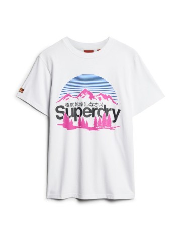 Tricou Superdry, alb