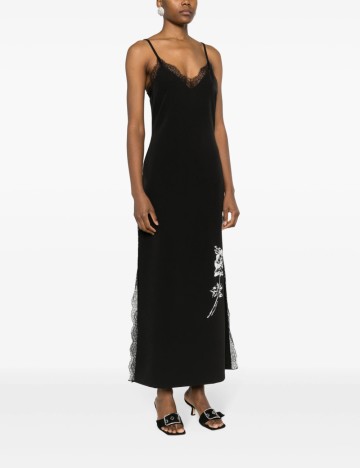 Rochie maxi MOSCHINO JEANS, negru