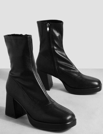 Botine Boohoo, negru