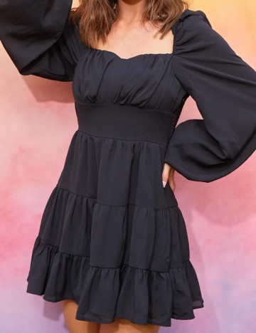 Rochie mini IN THE STYLE, negru