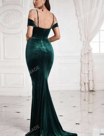 Rochie de ocazie Shein, verde