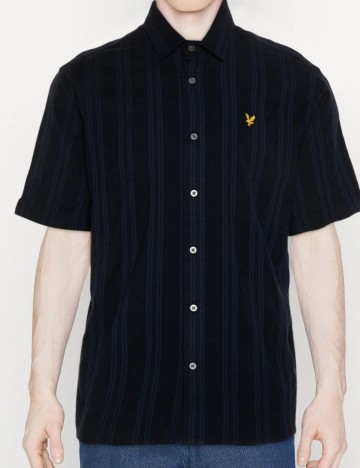 Cămașă Lyle & Scott, bleumarin