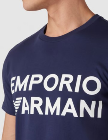 Tricou Emporio Armani, bleumarin