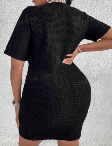 Rochie mini Shein Curve+, negru