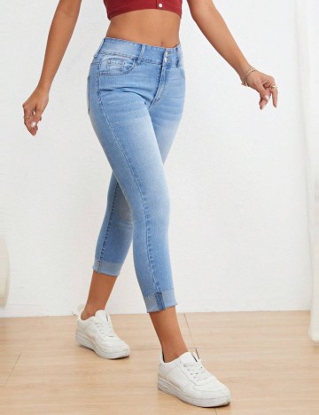 Jeans Shein, albastru