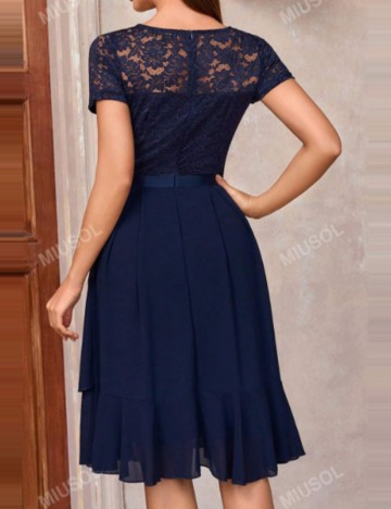 Rochie midi Shein, bleumarin