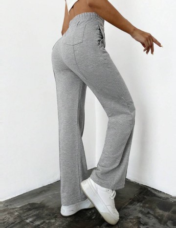 Pantaloni de trening Shein, gri