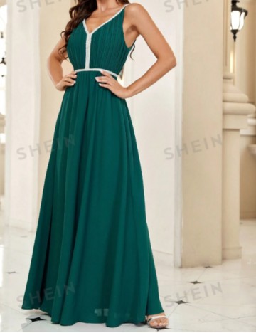 Rochie maxi Shein, verde