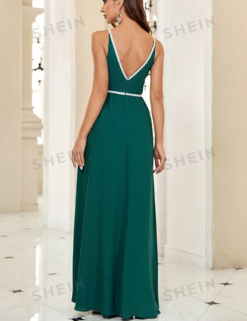 Rochie maxi Shein, verde