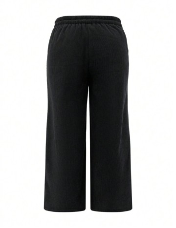 Pantaloni Shein Curve+, negru