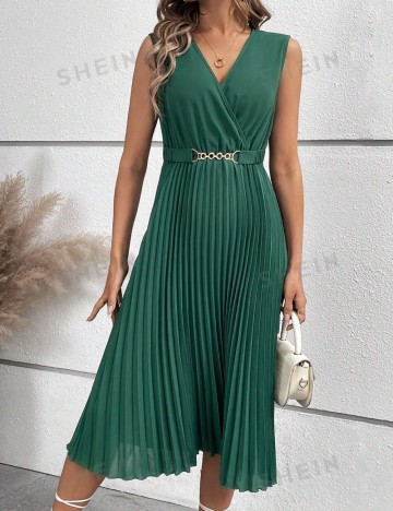 Rochie midi Shein, verde