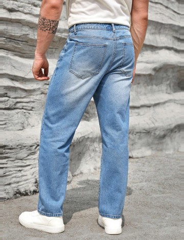 Jeans Shein, albastru