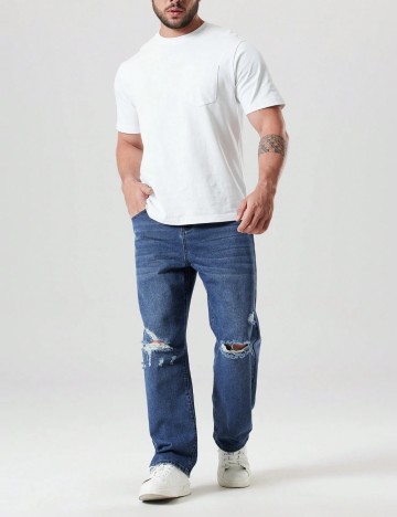 Jeans Shein, albastru