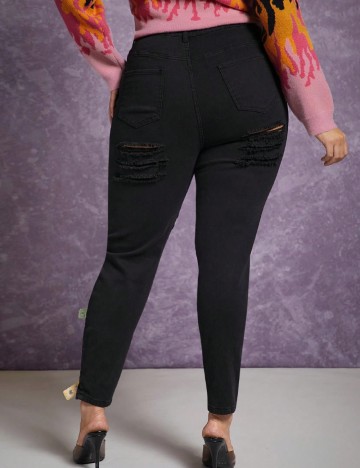 Jeans Shein Curve+, mix culori