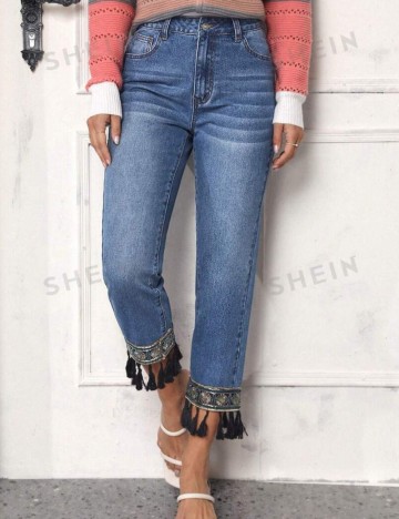 Jeans Shein, albastru