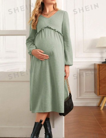 Rochie maxi Shein, verde