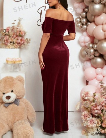 Rochie maxi Shein, vișiniu