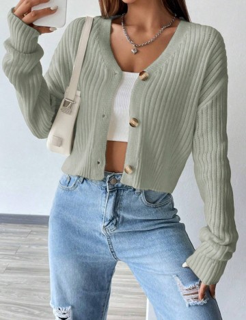 Cardigan Shein, verde