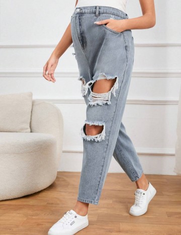 Jeans Shein, albastru