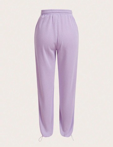 Pantaloni de trening Shein, mov