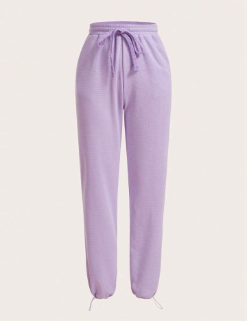 Pantaloni de trening Shein, mov