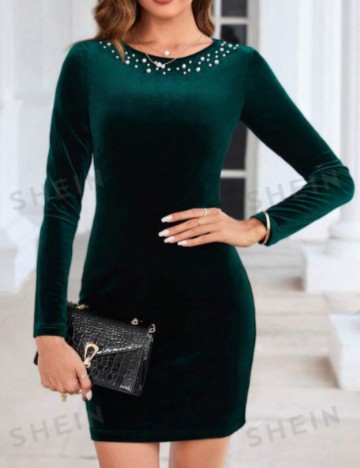 Rochie midi Shein, verde