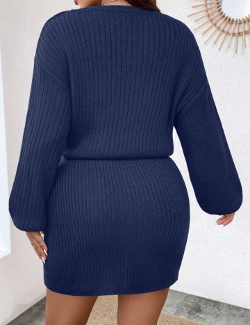 Rochie mini Shein Curve+, albastru