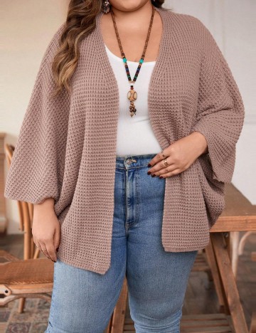 Cardigan Shein Curve+, roz