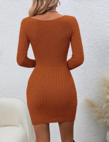 Rochie mini Shein, cărămiziu