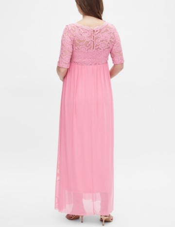 Rochie maxi Mamalicious, roz