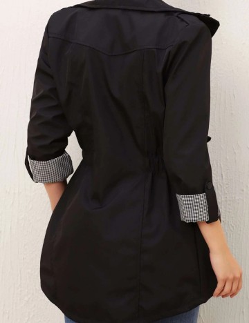 Trench Shein, negru